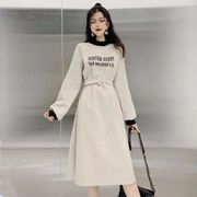 秋冬新品  韓国ファッション レディース ワンビース 気質 カジュアル シンプル 縫付 おしゃれな