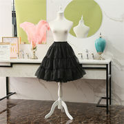 ペチコート カジュアル 小さい新鮮な Lolita スカートサポート 外で着用可能
