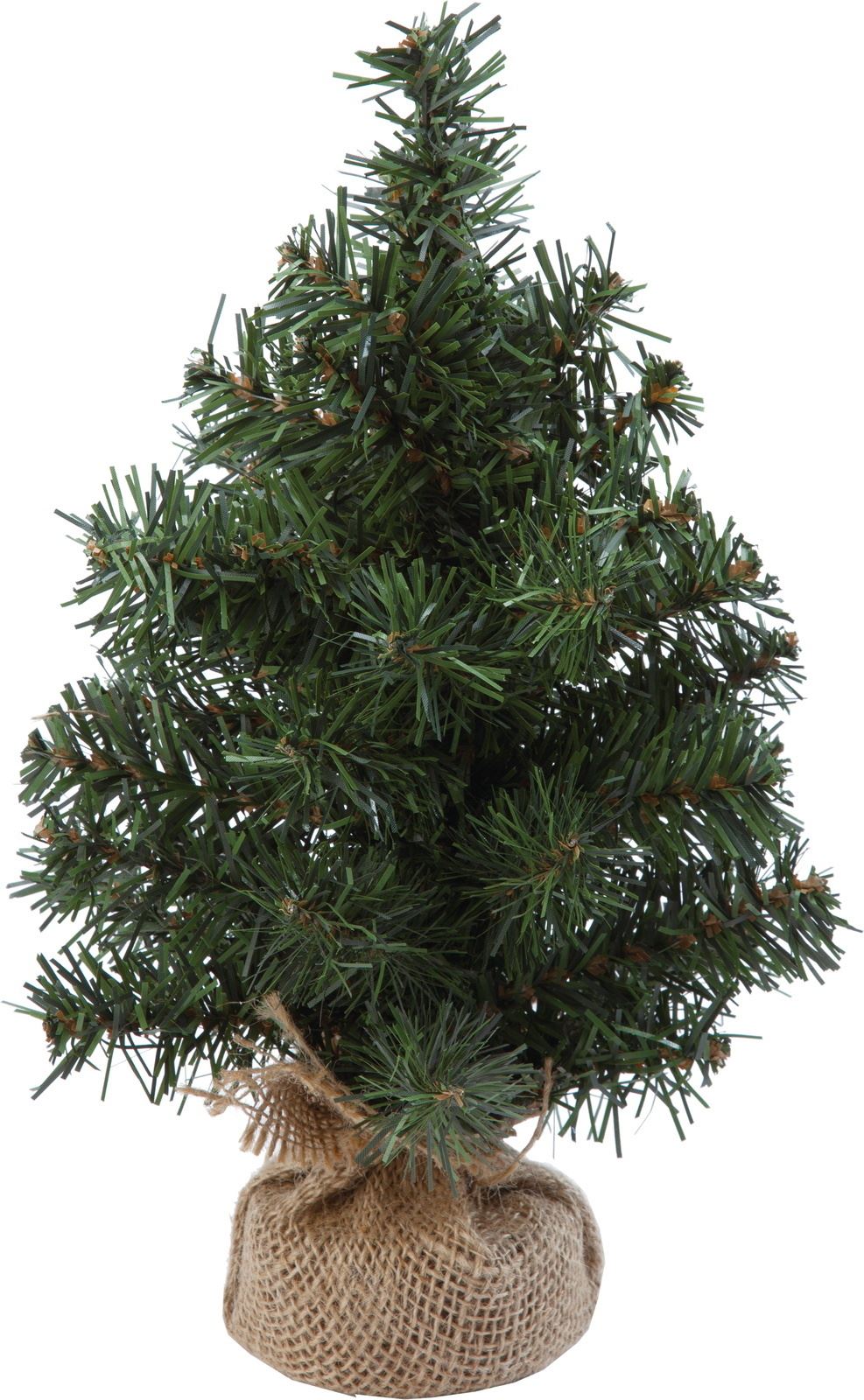 【クリスマス】ＰＶＣツリ－・リ－ス 30cmバーラップツリー