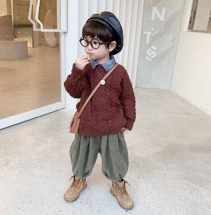 子供服 キッズ ベビー カジュアル 男子 春秋 子供用 22 スーツ セット セーター 新 ファッション かわいい 春服 ツーピース