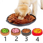 犬用 嗅ぎマット 食べ物を探すゲーム嗅覚訓練 ストレス解消 犬おもちゃ ペット用品訓練毛布 遊び