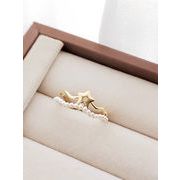 星リング　パールリング　韓国ファッション　アクセサリー