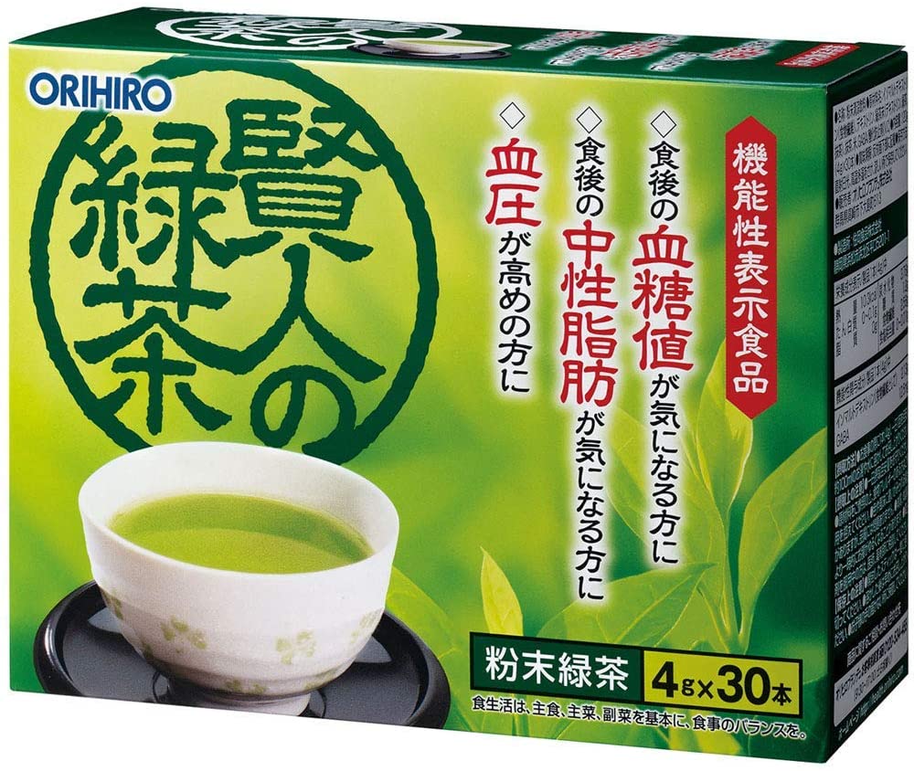 海外大人気★オリヒロ 賢人の緑茶　120ｇ(４g×30 本)