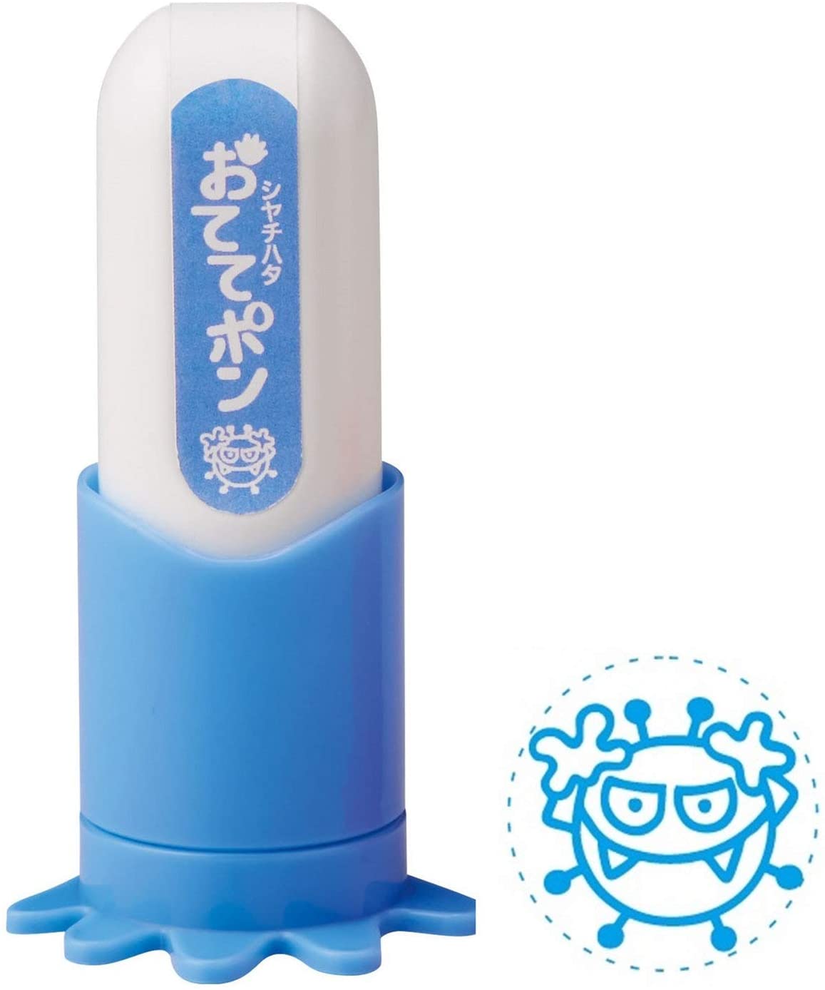 【売り切れごめん】日本製シャチハタ 手洗い練習スタンプ　おててポン ２色