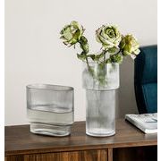最新トレンド勢揃い  花瓶 ガラス フラワーアレンジメント チューリップ クリア 装飾