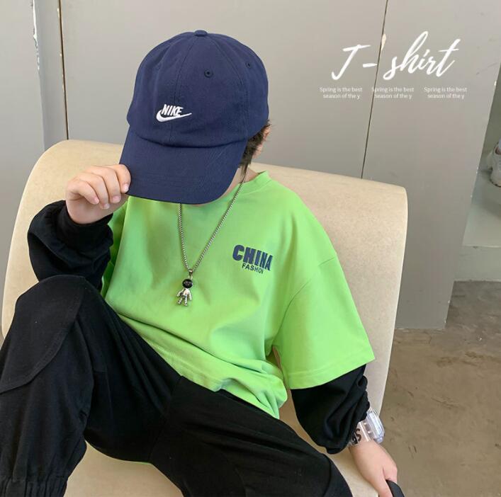 子供服春秋服★男の子Tシャツ★ファッションTシャツ子供春服★潮流子供春服★90-150