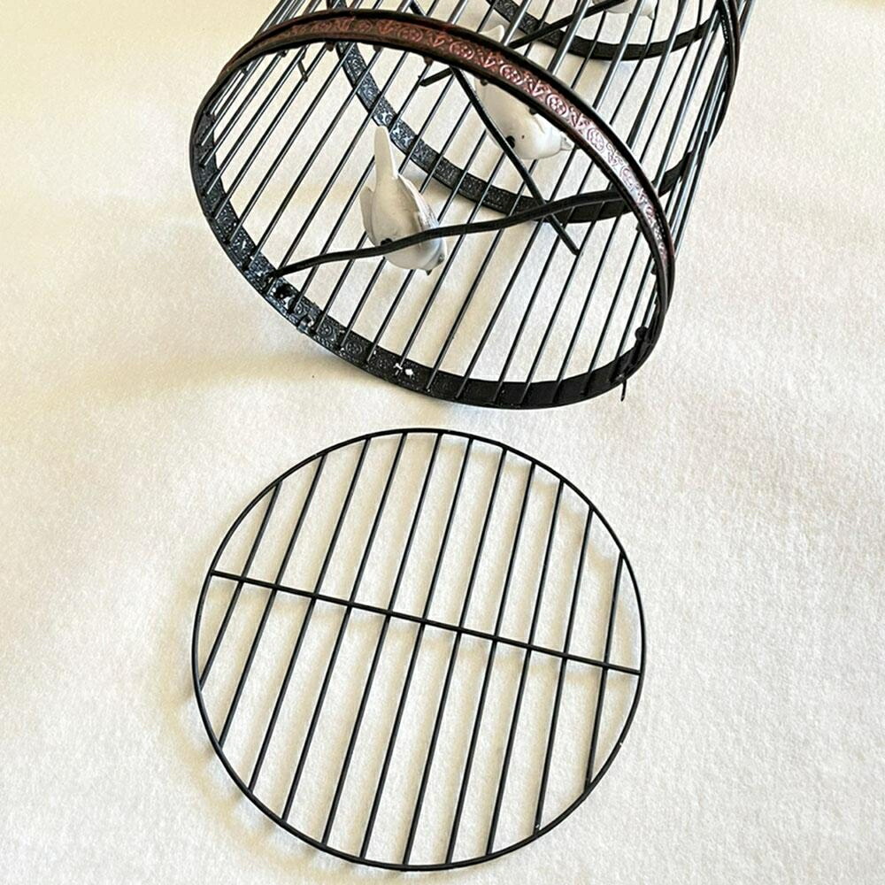 ペット用品 鳥籠 アイアン バード ケージ 53cm リング取っ手付き ペット用品 鳥籠 アイアン バード ケージ 53cm リング取っ手付き