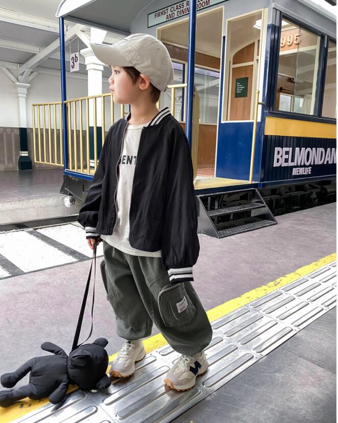子供服春秋服★男の子カジュアルパンツ★ファッションパンツ子供春服★潮流子供春服★90-140