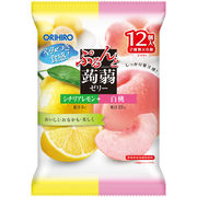 ぷるんと蒟蒻ゼリーパウチ　シチリアレモン＋白桃