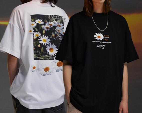 韓国風　Tシャツ　メンズ　夏新作　ファッショントップス　 半袖Tシャツ