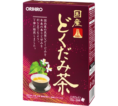 大人気★オリヒロ  国産どくだみ茶100％　２６包  39g