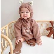 2022韓国風子供服 ベビー服 お熊さん 女の子男の子 幼児 可愛い 連体服
