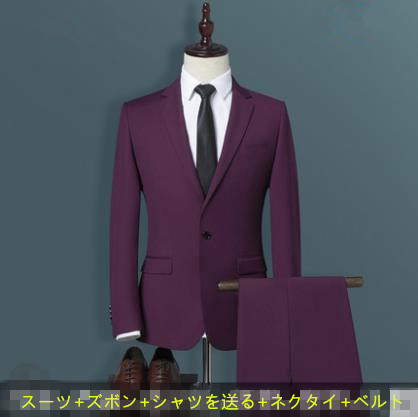 新品 韓国 職業 フォーマルウェア スリム ベストマン 新郎 スーツ セット メンズ ビジネス