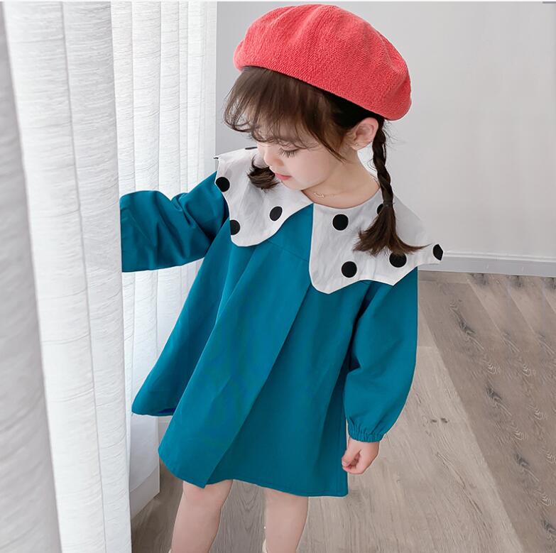 子供服春秋服★女の子ドレス★ファッションドレス子供春服★韓国風子供春服★100-130