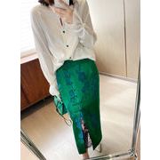 美しすぎます 韓国ファッション ロングスカート 洗練された ピュアカラー フォーリンスタイル sweet系