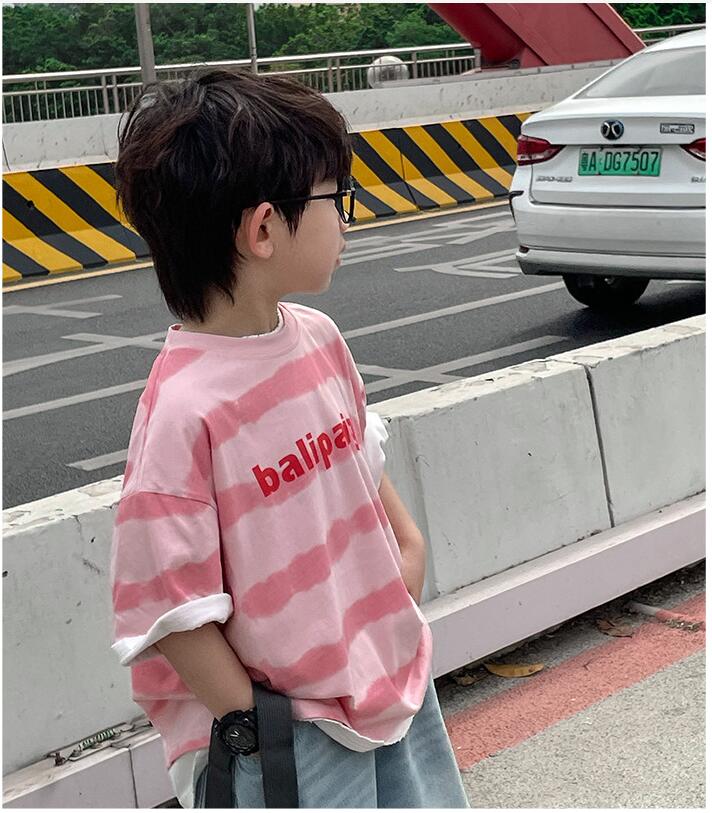 子供服夏★男の子半袖Tシャツ★ファッションTシャツ子供夏服★韓国風子供夏服★90-140