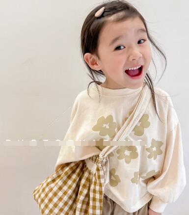 子供用アパレル　Tシャツ　2色　長袖　80-130