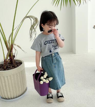子供用アパレル　スカート　デニムスカート　90-110
