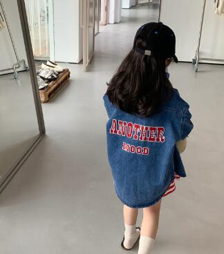 子供用アパレル　デニムジャケット　コート　90-140