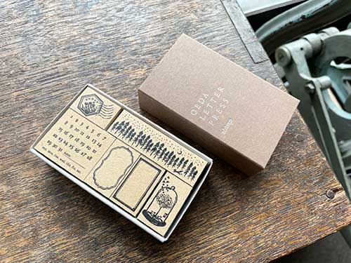 大枝活版室 Original rubber stamp box【Journal】2022_3発売