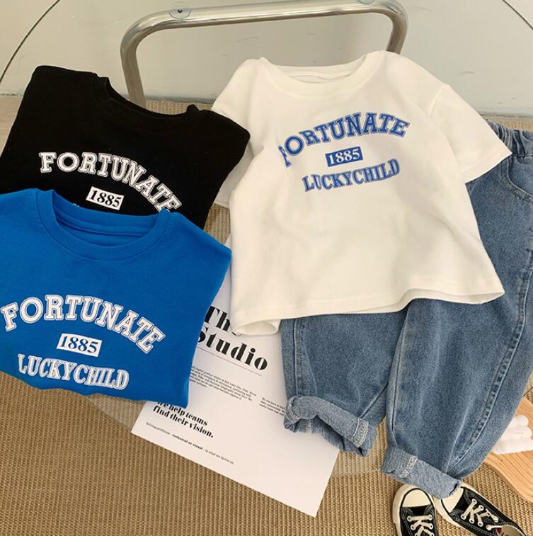 子供服夏服★男の子半袖Tシャツ★ファッションTシャツ子供服★韓国風子供夏服★80-140