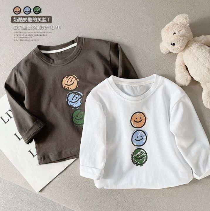 子供服春夏服★男の子長袖Tシャツ★ファッションTシャツ子供服★韓国風子供春服★80-130