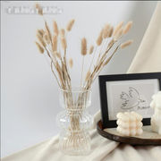 待望の再入荷ですユニークなデザイン シンプル ダイニングテーブル 装飾 リビングルーム ガラス 花瓶 透明