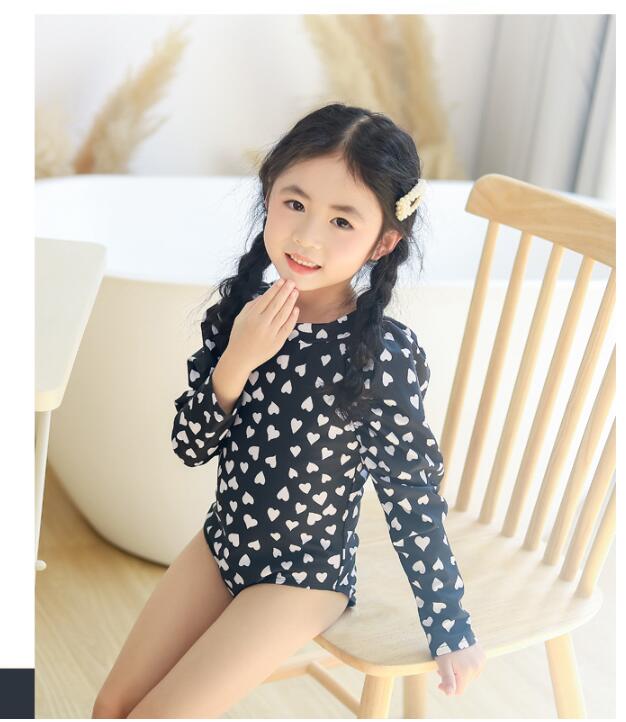 韓国風子供水着 キッズ 女の子 ベビー 子供用 オールインワン　連体水着 uvカット キッズ水着