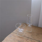 ワイングラス ガラス コンテナ シンプル フルーツボウル コールドドリンクカップ