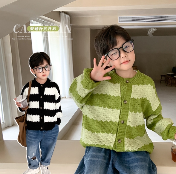 新作  子供服キッズ服  ニットのセーター  ベビー服  ニットコート 可愛い  韓国風  長袖2色