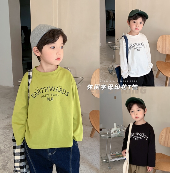 2022 人気新作 韓国風子供服  子供服 可愛い  tシャツ 男女兼用    キッズ服     ファッション3色