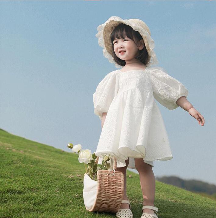子供服夏服★女の子半袖ドレス★ファッションドレス★韓国風子供夏服★80-140