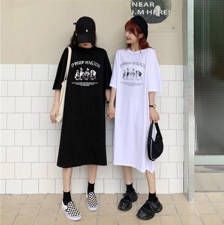 韓国風　レディース　半袖ドレス　夏新しい，気質，ファッションドレス　★F