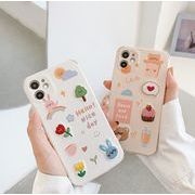 アイフォン スマホケース 13Pro 携帯カバー iPhone12/XR/Xsmax 刺繍 シリカゲル製 2色展開