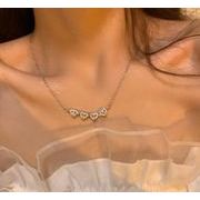 韓国ファッション ネックレス 上品 気質 トレンド ハート形 四つ葉のクローバー sweet系 2WAY