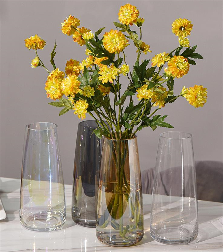 おすすめ商品 花瓶 ガラス 装飾 リビング 花 テーブル クリア 乾燥花瓶 フラワーアレンジメント