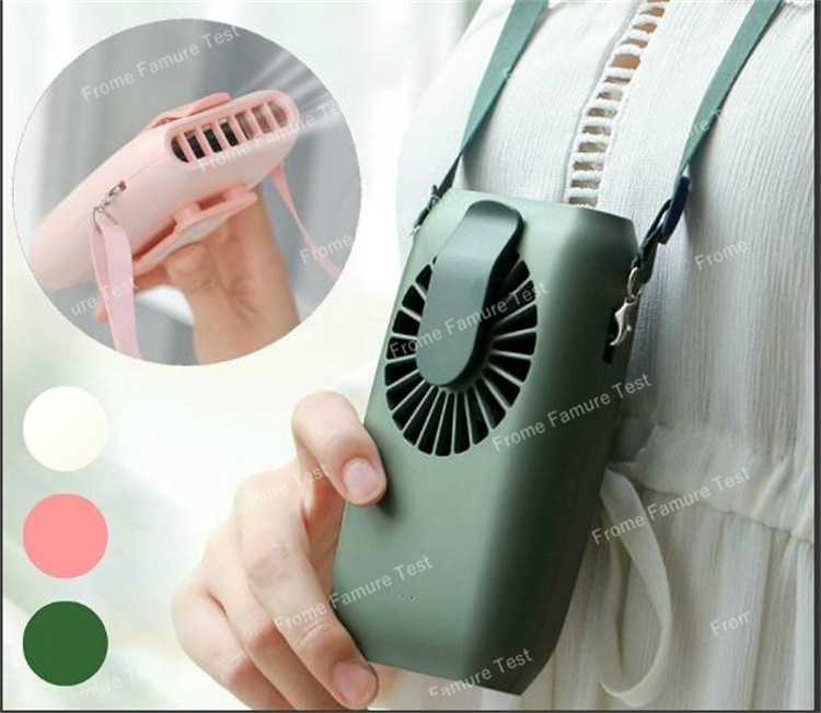 腰掛け 扇風機 首掛け ハンディファン USB 充電式ファン 携帯 扇風機　卓上 首かけ ミニ 持ち運び 便利軽量