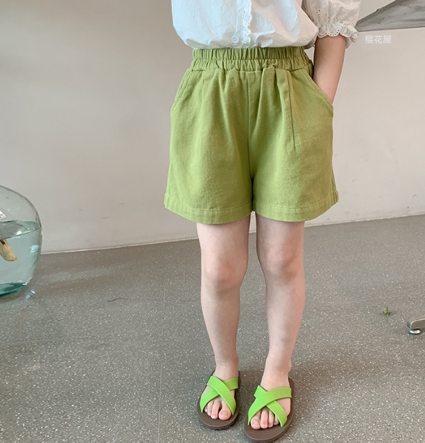 2022人気夏新作韓国風子供服 男女兼用　可愛いショートズボン4色 80-150cm