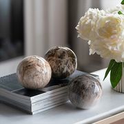 モダン・陶器 ボール・3個セット・BROWN ブラウン