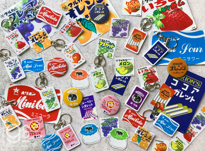 レトロ駄菓子 ステッカー メロンフーセンガム マルカワ ガム