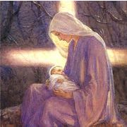 グリーティングカード クリスマス「聖母マリア」メッセージカード