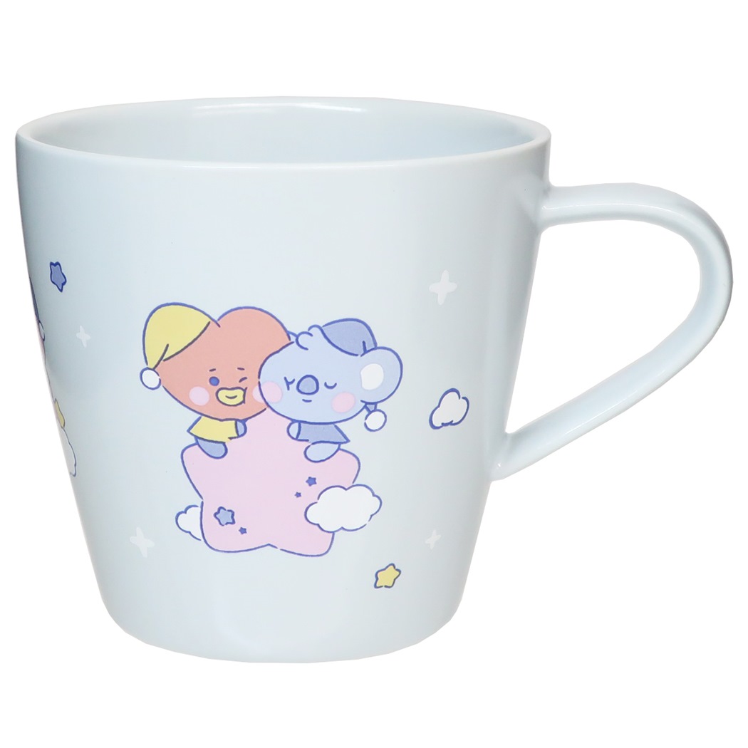 【マグカップ】BT21 磁器製マグ ブルー