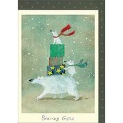グリーティングカード クリスマス「シロクマ」メッセージカード 白熊