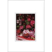 グリーティングカード 多目的 B&Bフラワーシリーズ「シャクナゲとチェリー」花柄
