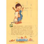 ポストカード イラスト ロバートオーピー/バスタイムシリーズ「BATH ROOM」