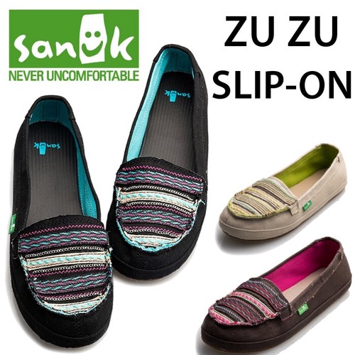 SANUK】(サヌーク) ZUZU SLIP-ON / レディース シューズ スリッポン 3