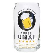 缶型グラス SUPER UMAI