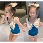 2022 人気  夏新作！可愛い 韓国風子供服 リボン本  キッズ水着  ファッション 女の子 ベビー  連体水着2色