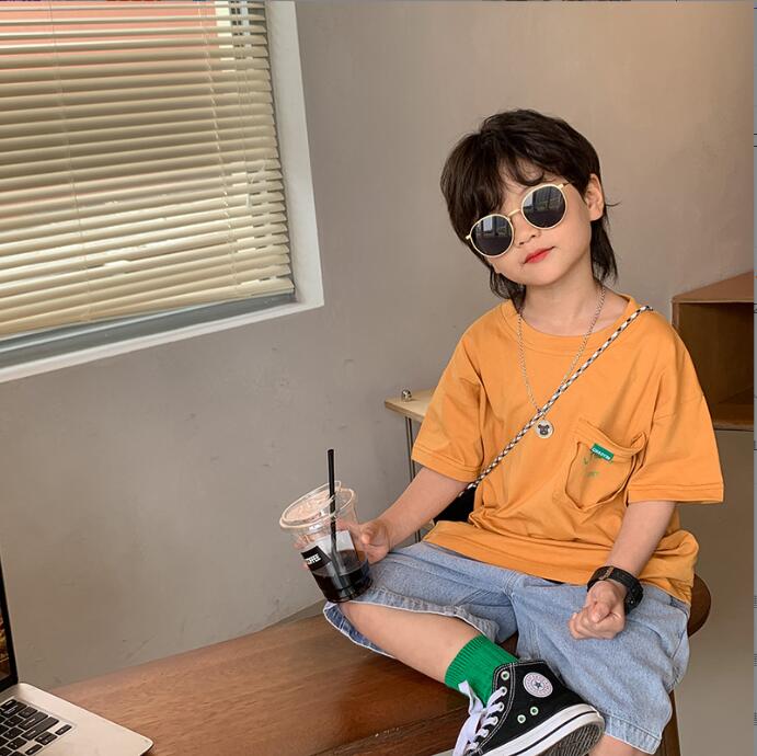 子供服夏服 男の子半袖tシャツ ファッションtシャツ子供服 韓国風子供夏服 90 150 Www Watsons Biz Id