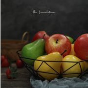 INS 人気   果物の模造   皿を捧げる  インテリア  トレイ  食べ物    置物を飾る  創意撮影装